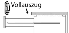 Kugelführung Vollauszug