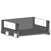 Merivobox Schublade Höhe E Boxcover inkl. Führung