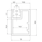 Aluminium Glasrahmenprofil ANKOR 19 