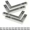 Eckteile-Set zu Ankor DS-30 - Schrauben verz. schwarz