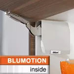 Klappenhalter Blum AVENTOS HK-S Klappenbeschlag + Blumotion, weiß