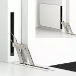 Bremsklappenhalter Unico mit integriertem Scharnier
