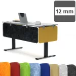 Schreibtisch-Trennwand 12 mm stark