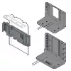 Servo-Drive Aufnahmewinkel Z10D6252 Z10D0311 Z10D7201.01