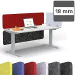 Schreibtisch-Trennwand 18 mm stark