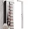 Wandgarderobe schwenkbar, B 385 mm - H 1200 mm